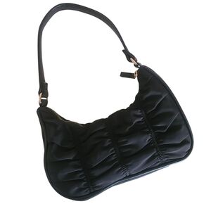crossi quilted Y2K mini bag black